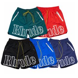 designer short rhude shorts men pant set pantaloni della tuta sciolti e comodi moda essere popolare 2023 nuovo stile s m l xi poliestere sciolto Asciugatura rapida 356