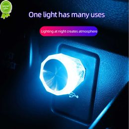 New Car Mini USB LED Ambient Light Decorative Atmosphere Lamps for Interior Environment Auto PC Computer Portable Light Plug Play