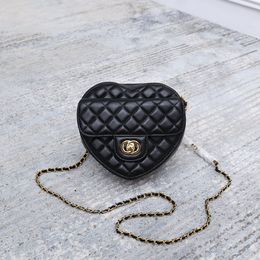 7A Designer Tote Bags handbag Shoulder heart shapee crossbody Fashion women Mini Cute Sweet Purses luxury Handbags leather Lovers, love bags purse Imitation brand