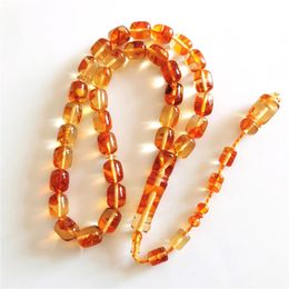 Clothing muslim rosary tasbih prayer beads cylinder 11*13mm 33beads multi Colour gravel resin sibha islamic masbha tasbeeh