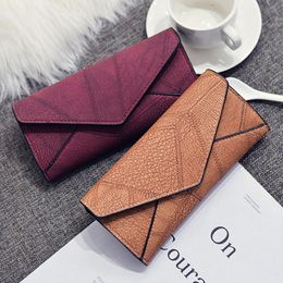 Wallets Women's 2023 Long Fashion Solid Color Quality Female Purse Large Capacity Multi-function Clutch Wallet