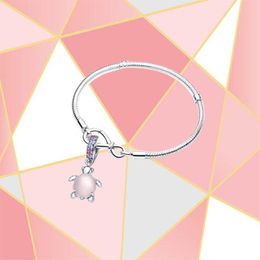 Bangle 2022 Summer New 100% High Quality S925 Sterling Silver Floating Dream Bracelet Set Women's Fashion Sweet Diy Jewellery Gifts