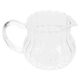 Dinnerware Sets Espresso Ss Glass Sauce Boat Creamer Jug Mini Pitcher Clear Syrup