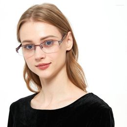 Güneş Gözlüğü İlerici Multifokal Okuma Gözlükleri Kadın Erkek Mavi Işık Engelleyen Bilgisayar Moda Çerçevesi Presbyopic 1.0 Nx