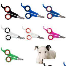 Dog Grooming Pet Nail Scissors Household Small Cats Trimmer Animal Cutter Drop Delivery Home Garden Supplies Dhplj