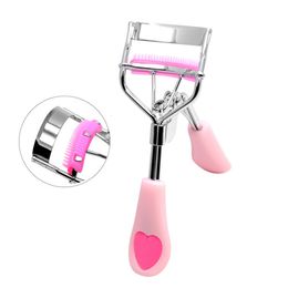 Eyelash Curler 1PC Lady Professional Eyelash Curler With Comb Tweezers Curling Eyelash Clip Cosmetic Eye Beauty Tool maquillaje 230519