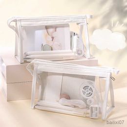 Cosmetic Bags Cases DIY Girls Transparent Cosmetic Bag Women Zipper Clear Makeup Bags Pencil Case Travel Toiletry Wash Storage Bag Pouch