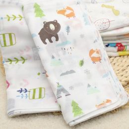 12PC Pack Boy Girl Stuff Items Accessories Cotton Gauze Muslin Soft Light Thin Baby Washcloth Face Towel Handkerchief 25*25cm