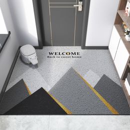 Carpet Nordic Entrance Home Doormat Bedroom Kitchen Living Room PVC Non slip Bath Mat Size Customization Indoor Hallway Door 230520