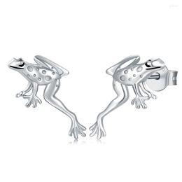 Stud Earrings SG 925 Sterling Silver Frog Cute Animal Mother's Day Birthday Jewellery Gifts For Women Teen Girls Wife Girlfriend