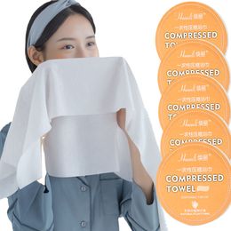 5pcs Disposable Compressed Towel Cotton Napkin Washcloth Outdoor Travel Towel Tissue Cleaning Hotel Bath Face Towels 60x80cm