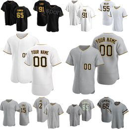 Custom Baseball 65 Jack Suwinski Jersey 55 Jason Delay 28 Canaan Smith-Njigba 15 Oneil Cruz 91 Ji Man Choi 2 Connor Joe 34 JT Brubaker Sewing Cool Base Man Kids Woman H-D