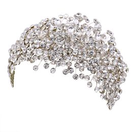 accessorie events headpieces Wedding ornaments Silver Plated Rose Gold party hand made Classic style extravagant luxurious fascinators