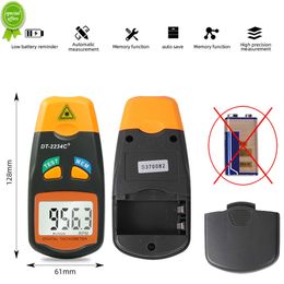 New Non Contact Digital Laser Tachometer Rpm Tach Speed Gauge Engine Rotation Measurement for Lathe Motors Laser Photo Tachometer