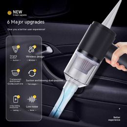 Car Car Car 2 in 1 Wireless Handheld Car Vacuum Cleaner 2000pa Suction Portable Dust Buster for Home Office Car Interior Air Blower