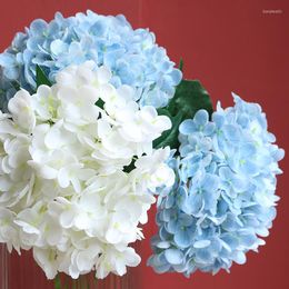 Decorative Flowers Autumn Hydrangea Artificial Branch Party Christmas Decoration 2023 Home Room Decor Wedding Bouquet Fake Dried Flower