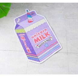 Carpet Cartoon Doormat Door Entrance Dust Welcome Mat Sugar Milk Cute Sweet Shape Bathroom Non slip Anime Rugs Hallway Footpad 230520