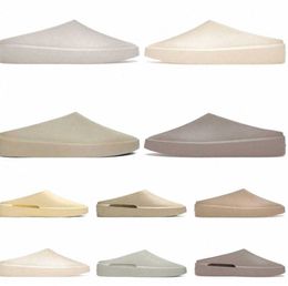 with box wholesale Fears God Sandals The California Slip-On Designer Slippers Shoes Nlke Slides Women Mens Almond Cement Concrete Cream Oat Big Size Fashion trend
