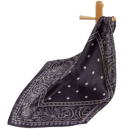 Sarongs 100 Pure Silk Scarf Women Bandana Female Hair Handkerchief Women's Natural Square Headband for Moon and Star 230519