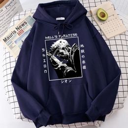 Women's Hoodies Jigokuraku Manga Hip Hop Streetwear Casual Oversized Harajuku Korean Pullover Y2k Sweatshirts Vintage Fluffy Hoodie 2023