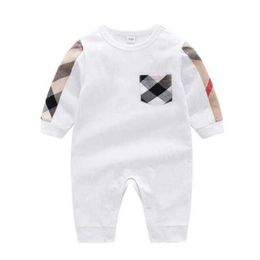 Summer toddler baby infant boy designers clothes Newborn Jumpsuit Long Sleeve Cotton Pajamas 0-24 Months Rompers designers clothes275x