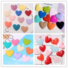 Novelty Items Kawaii Flatback Resin Heart Cabochon DIY Cake Handmade Hair Bow Decoration Headwea Accessories G230520