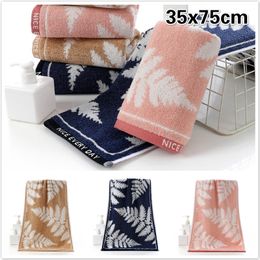 British Style Soft Cotton 100% Leaf Washcloth School Dormitory Travel Camping Portable Face Towel Men Women Wedding Couple Gifts