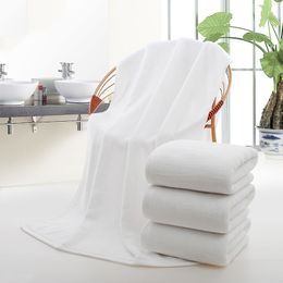 80x160cm white large bath towel thickened cotton towel highly absorbent bath towel suitable for swimming pool family hotels
