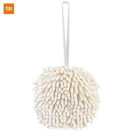 Xiaomi Hand Towel Ball Kitchen Wipe Hand Towel Bathroom Towel Super Absorbent Hanging Towel Cleaning Tools Kitchen Accessories