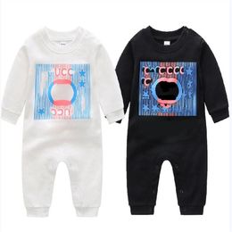 Spring Autumn Baby Boys Girls Brand Romper Letters Printed Newborn Long Sleeve Rompers Kids Cotton Jumpsuits Infant Onesies Toddle257s
