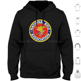 Men's Hoodies Nra Logo Long Sleeve Gun Control 2Nd Amendment Rights Guns Army Pistol Firearms Funny