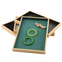 Boxes Bamboo Jewellery Storage Tray Ring Earring Necklace Bracelet Pendant Jewellery Display Organiser Tray For Drawer