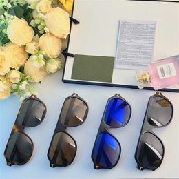 Luxury Designer sunglasses T Fashion letters Women's senior glasses Frame retro metal sunglasses Outdoor Eyewear