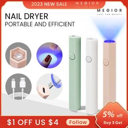 Nail Dryers Mini Drying Light UV LED Lamp Dryer for Curing All Gel Polish Equipment Salon Quick Dry USB Machine Art Tool 230520