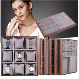 Boxes Mordoa Wood Watch Display Box Jewelry Ring Earring Storage Organizer Wooden Case Watch Storage Packing Gift Boxes Jewelry Case