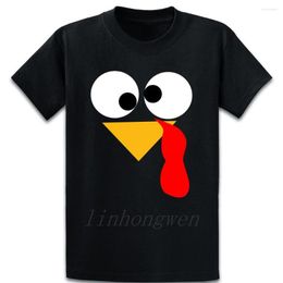 Men's T Shirts Turkey Shirt Cool Spring Loose Humor Print Cotton Size Over S-5XL