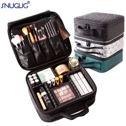 Cosmetic Bags Cases Female Brand Profession Makeup Case Fashion Beautician Cosmetics Organizer Storage Box Nail Tool Suitcase For Women Make Up Bag 230519