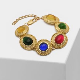 Bangle amorita boutique vintage bracelet multi color glass bracelet vintage jewelry accessories collection