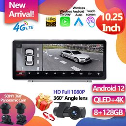 For Audi Q5 Q5L 2018 2019 2020 2021 2022 Car Multimedia GPS Navigation Radio Video 10.25 INCH Android 12 CarPlay BT WIFI Stereo-3