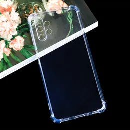 Transparent Soft TPU Phone Case Clear Shockproof Cover Cases For Samsung Galaxy A05 A05S A15 A25 A04 A23 A33 A82 A22 A32 A02 M02 A12 5G A42