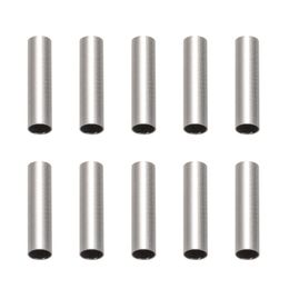 Polish 10~30mm 304 Stainless Steel Tube Beads Spacer Beads Connector Straight for Jewellery Making DIY Bracelet Necklace Accessories