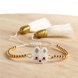 Strand Go2Boho Bracelets For Childs Girl Gift Miyuki Animal Bracelet Women Pulseras Tassel Jewelry Gold Color Bead Dont Fade