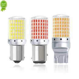 New 12-24V Car Lights Signal Lamp 1156 PY21W BAU 15S BA 15S 1157 P21/BAY15D T20 7440/W21W 144SMD Led Bulbs Canbus Car Turn Light