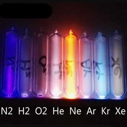 Novelty Items High Purity 99.999% Glass Seal Rare Gas Hydrogen H Helium He Neon Argon Ar Xenon Krypton luminescent Gas Element Collection Sp G230520