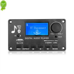 New 12V Handsfree Bluetooth 5.0 MP3 WMA WAV Decoder Board Folder Display Wireless Music Audio Modul USB TF FM Car Radio Kit