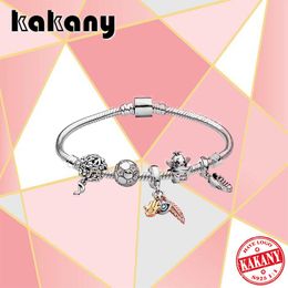 Bangle 2021 Fashion High Quality 100% S925 Sterling Silver Bracelet Set Of Different Styles Original Diy Jewelry For Women