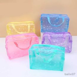 Cosmetic Bags Cases Fashion Women Transparent Cosmetic Bag for Makeup Flower Clear Make Up Bag Case Travel Wash Pouch Storage Organiser