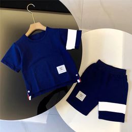 Baby Boys Girls Clothes Summer Short Sleeve Tshirts And Shorts Pants Sets Children Luxury Designer Kid Clothing Kid Tracksuits Outfit Wear dhgate