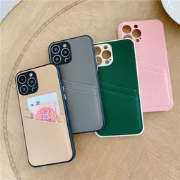 Luxury Lychee Print Leather Vogue Phone Case for iPhone 14 13 12 11 Pro Max XR XS Durable Slim Full Protective Soft Bumper Dual Card Slots Wallet Clutch Back Cover