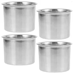 Bowls 4Pcs Storage Containers Snack Sugar Metal Canister Container For Kitchen Home Friends